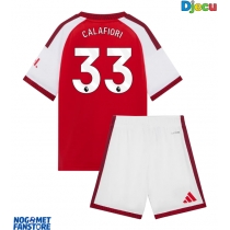 Arsenal Riccardo Calafiori #33 Domaci Dres za djecu 2026-27 Kratak Rukav (+ Kratke hlače)